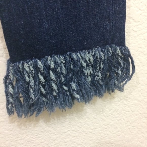 Frame Denim Mid-rise Skinny Jeans Frayed Hem - Picture 7 of 11